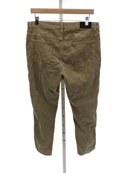 Rails Mens Chino Pants Brown 97% Cotton Button Fly Size 32