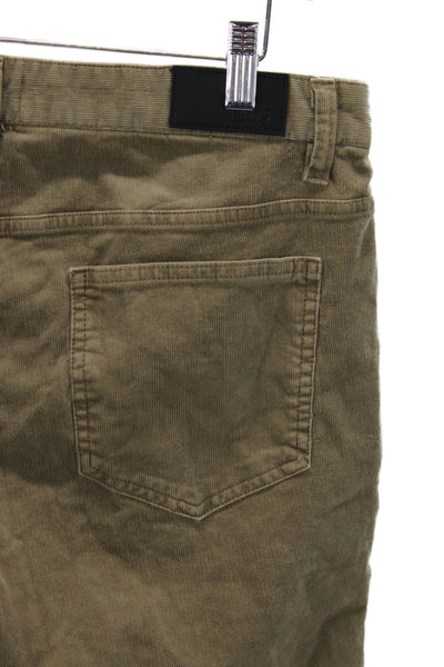 Rails Mens Chino Pants Brown 97% Cotton Button Fly Size 32