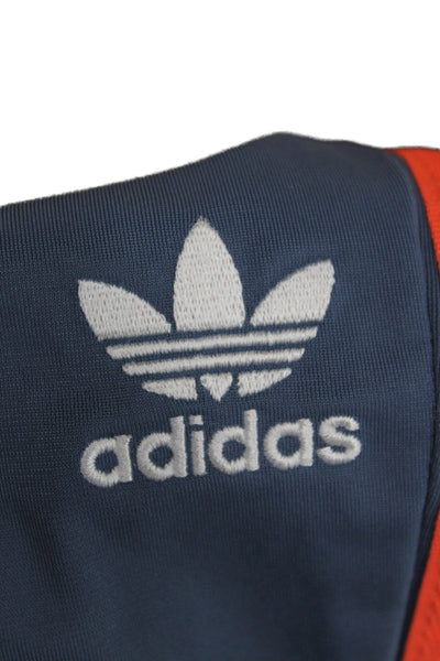 Adidas Mens Jogger Pants Blue Colorblock Recycled Polyester Size M