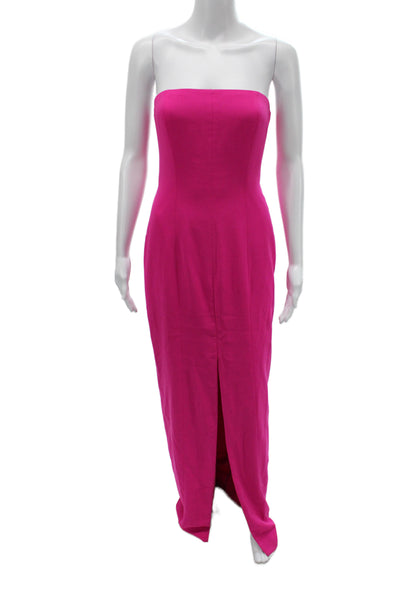 Jay Godfrey Women Sheath Dress Pink Off the Shoulder Full Length Size 4