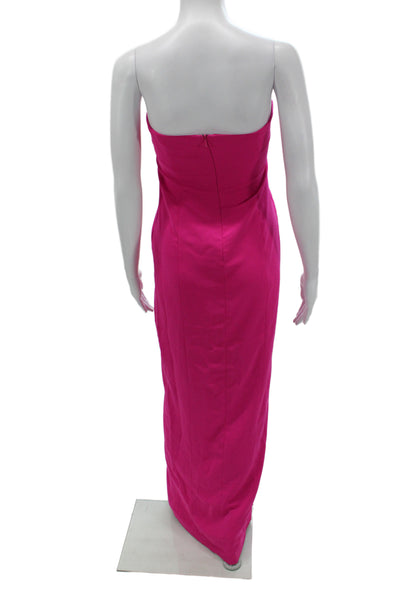 Jay Godfrey Women Sheath Dress Pink Off the Shoulder Full Length Size 4