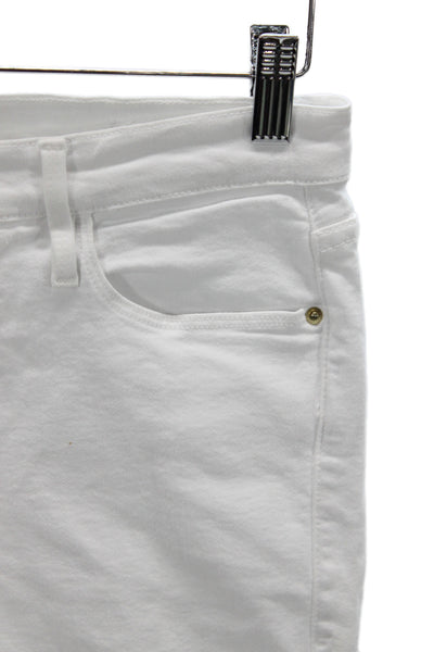 Frame Women Skinny High Waist Jeans White Size 26