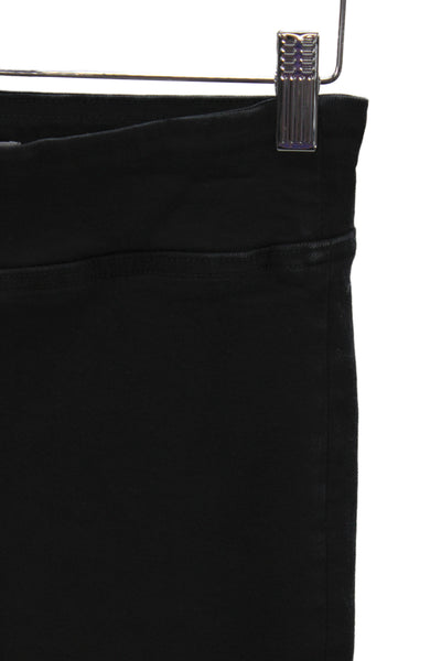Frame Womens Mid Rise Flared Jeans Black Size 1