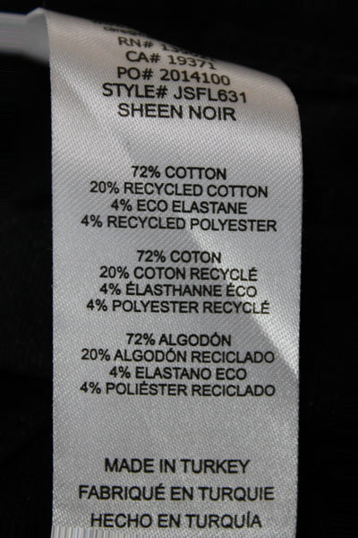 Frame Womens Mid Rise Flared Jeans Black Size 1