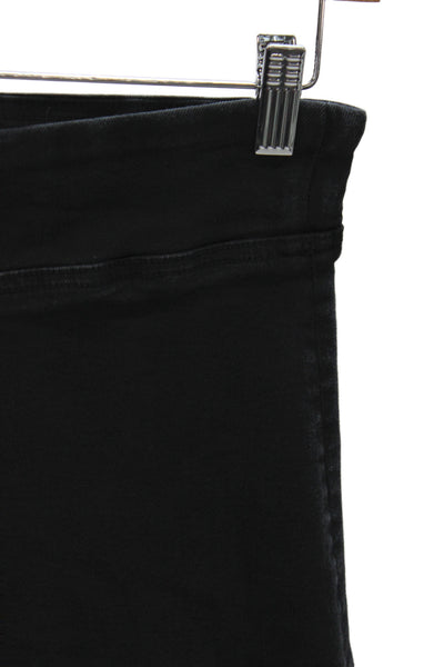 Frame Womens Black Pull On Mid-Rise Jeans Size 24