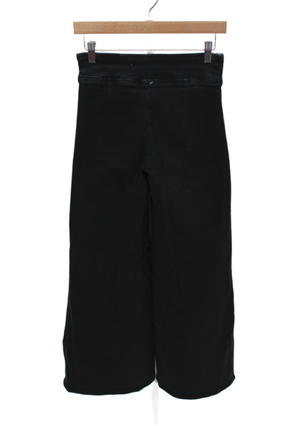 Frame Womens Black Pull On Mid-Rise Jeans Size 24