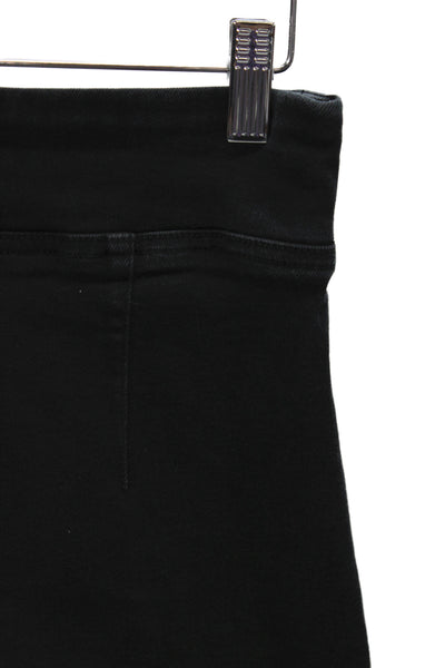 Frame Womens Black Pull On Mid-Rise Jeans Size 24