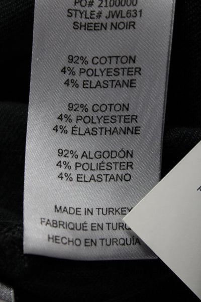 Frame Womens Black Pull On Mid-Rise Jeans Size 24
