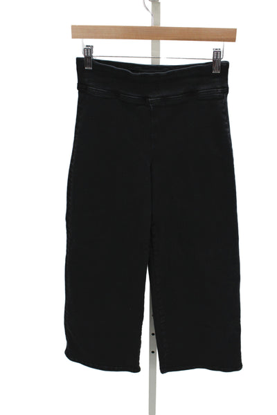 Frame Womens Cropped Black High Waist Jeans Size 1