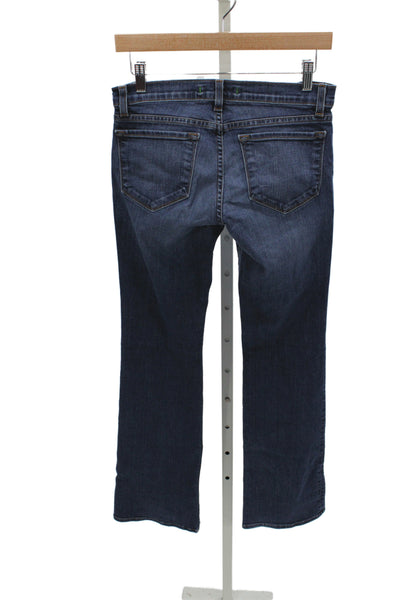J Brand Womens Bootcut Blue Mid-Rise Cotton Jeans Button Size 25