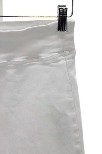 Frame Women Cropped White Mid-Rise Pants Size 24