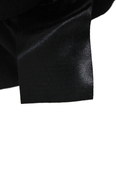 Alice + Olivia Womens Ankle Pants Black Elastane Zip Inseam 30 Size 10