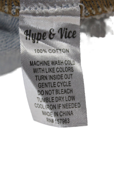 Hype and Vice Women Blue UCLA Basic Jacket Long Sleeve 100% Cotton Size M