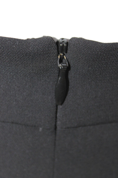 Badgley Mischka Women Black Mini Skirt Polyester Solid Zip Size 4