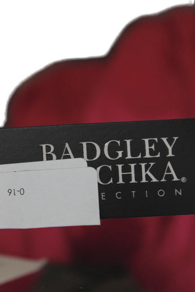 Badgley Mischka Women Cargo Skirt Green Cotton Knee Length Size 3