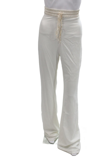 Badgley Mischka Womens Dress Pants White Drawstring Polyester Inseam 36 Size S