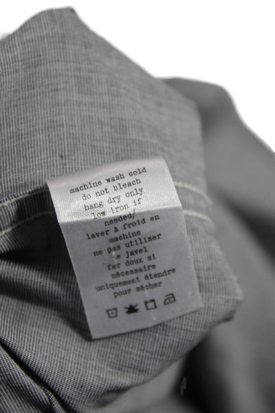 Rag & Bone Men's Long Sleeves Button Down Casual Shirt Gray Size 16