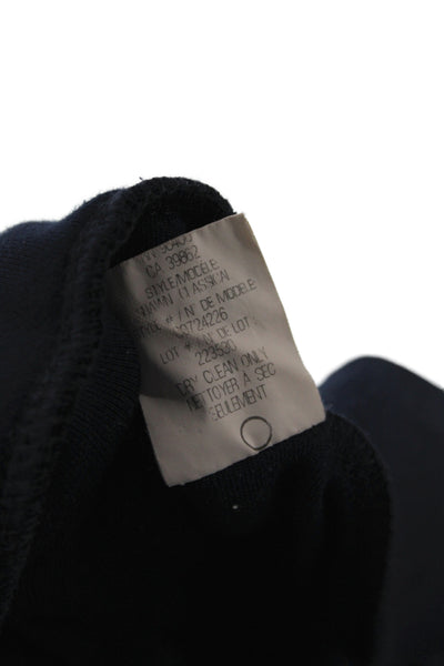 Theory Women Ankle Leggings Blue 94% Viscose Solid Petites Size S