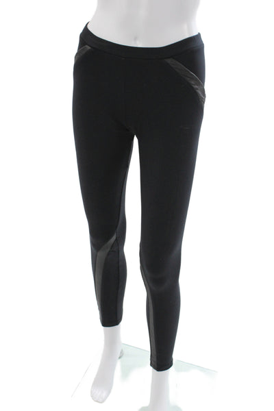 David Lerner Women Ankle Leggings Black Athleisure Size M