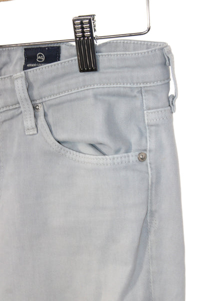 AG Adriano Goldschmied Womens Cropped Gray Jeans Size 26