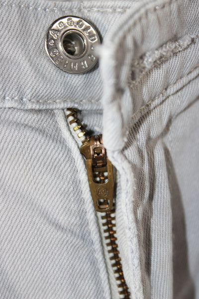 AG Adriano Goldschmied Womens Cropped Gray Jeans Size 26