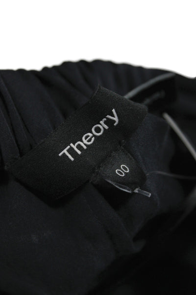 Theory Womens Maxi Halter Tie Black Midi Dress 100% Polyester Size 00