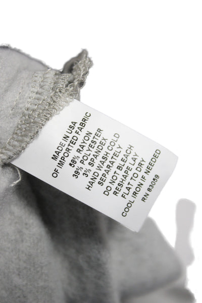 Drew Women Tunic T Shirt Gray Long Sleeve Crew Neck Size XL