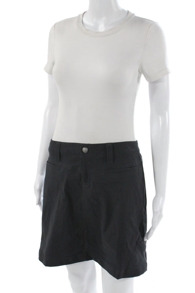 Athleta Women Athletic Black Skort Short Size 4
