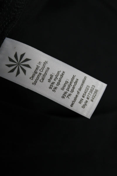 Athleta Women Athletic Black Skort Short Size 4