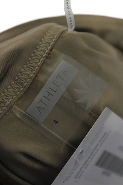 Athleta Women Athletic Brown Pull On Short Skort Size 4