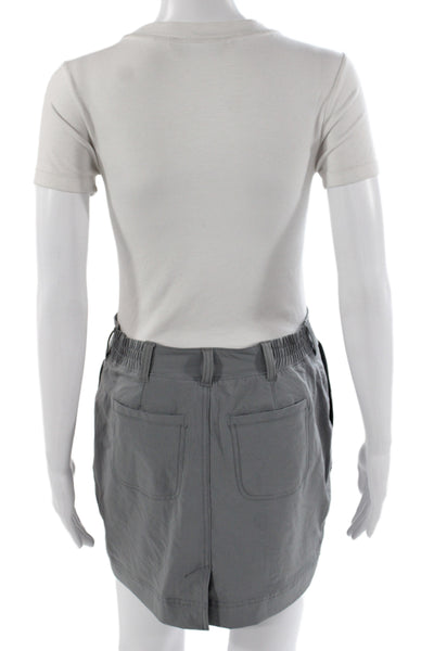 Athleta Womens Gray Athletic Skort Short Size 2