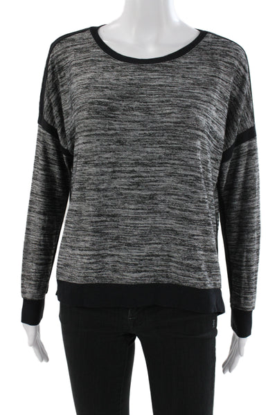 Generation Love Womens Gray Scoop Neck Pullover Sweater Long Sleeve Size S