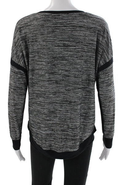 Generation Love Womens Gray Scoop Neck Pullover Sweater Long Sleeve Size S