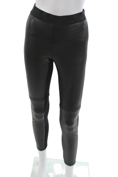 Bailey 44 Womens Ankle Leggings Black Solid Rayon Blend Size XS