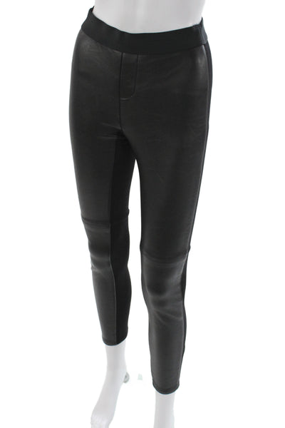 Bailey 44 Womens Ankle Leggings Black Solid Rayon Blend Size XS