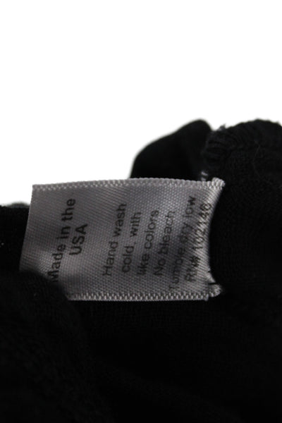 Michael Stars Womens Cropped Black Cotton Pull On Pants Size XS