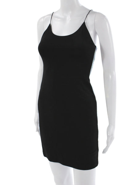 Alice + Olivia Womens Black Bodycon Dress Size 2