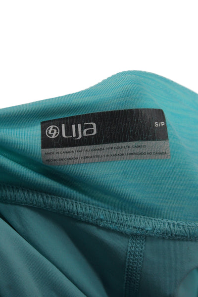 Lija Women Athletic Athleisure Blue Flecked Polyester Short Skort Size S