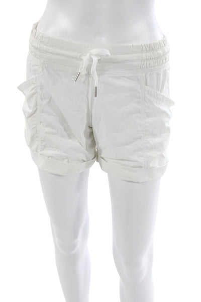 Lululemon Womens Utility Drawstring Shorts White Size 4