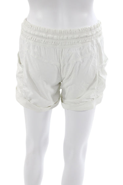 Lululemon Womens Utility Drawstring Shorts White Size 4
