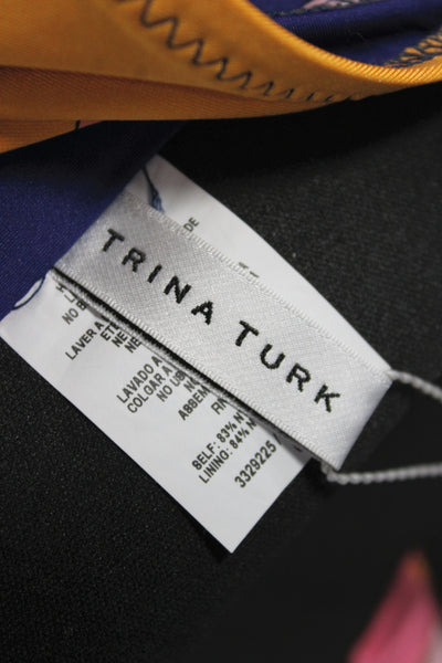 Trina Turk Womens Multicolor Floral Nylon Bikini Size 6