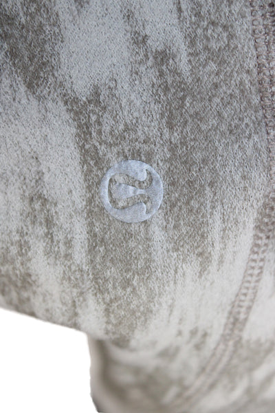 Lululemon Womens Gray Spotted Pullover Crewneck Longsleeve Size 4
