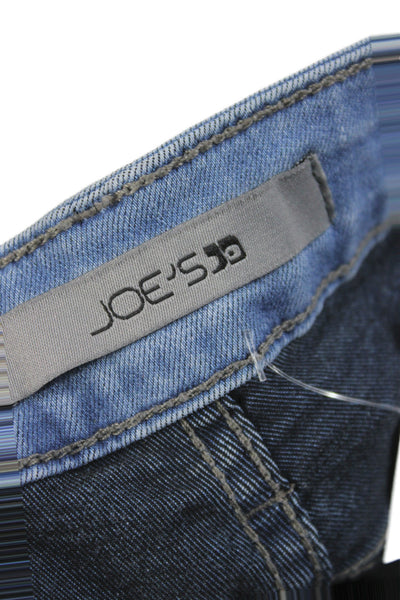 Joes Womens Bootcut Jeans Blue Cotton Mid Rise Inseam 34 Size 25