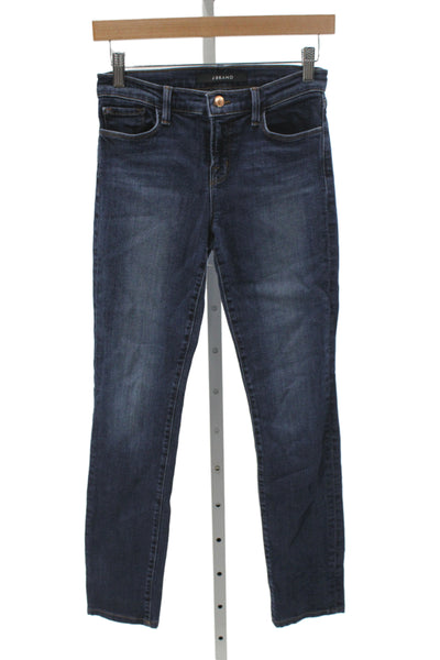 J Brand Women Skinny Blue Jeans Low Rise Cotton Size 26