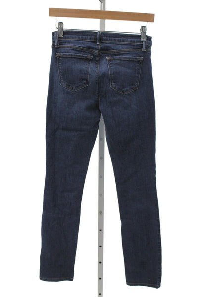 J Brand Women Skinny Blue Jeans Low Rise Cotton Size 26