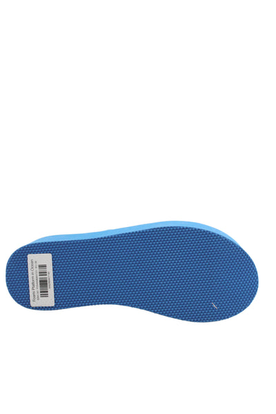 Simon Miller Womens High Platform Slide On Strappy Sandals Blue Size 38 8