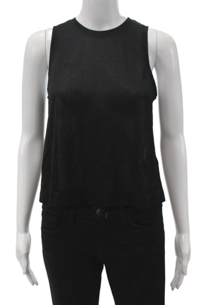 Carbon 38 Womens Black Basic Tank Athleisure Size XS