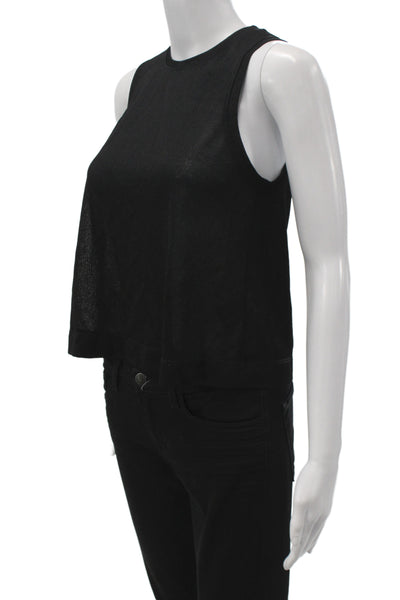 Carbon 38 Womens Black Basic Tank Athleisure Size XS