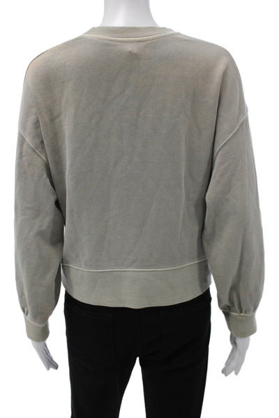 Rails Womens Basic Henley T-Shirt Gray Long Sleeve Cotton Size XS