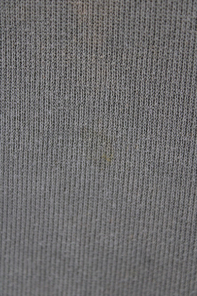 Rails Womens Basic Henley T-Shirt Gray Long Sleeve Cotton Size XS